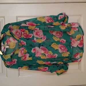 Forever 21 sheer blouse